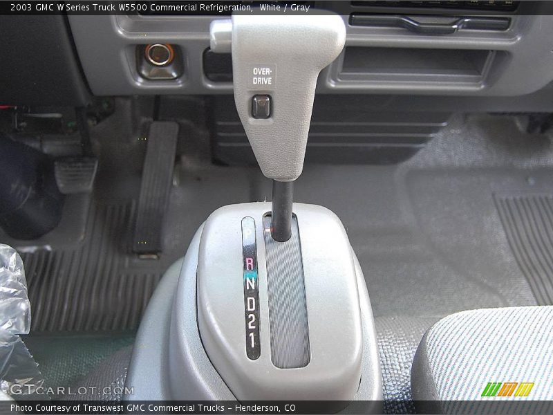 White / Gray 2003 GMC W Series Truck W5500 Commercial Refrigeration