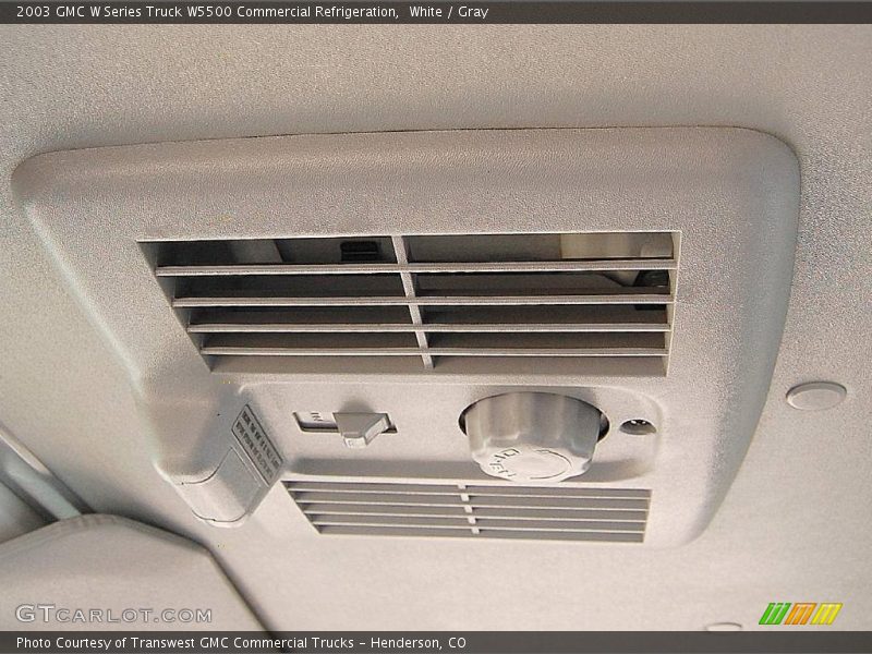 White / Gray 2003 GMC W Series Truck W5500 Commercial Refrigeration