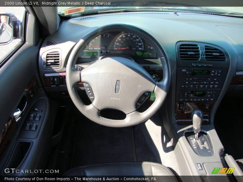 Midnight Grey Metallic / Deep Charcoal 2000 Lincoln LS V8