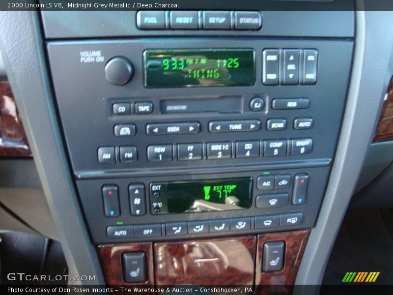 Midnight Grey Metallic / Deep Charcoal 2000 Lincoln LS V8