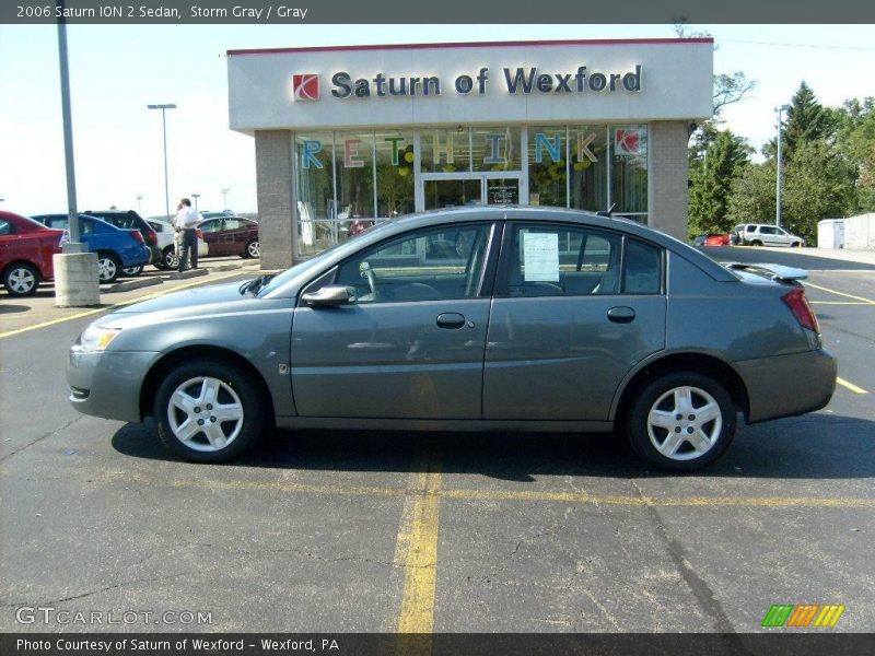 Storm Gray / Gray 2006 Saturn ION 2 Sedan