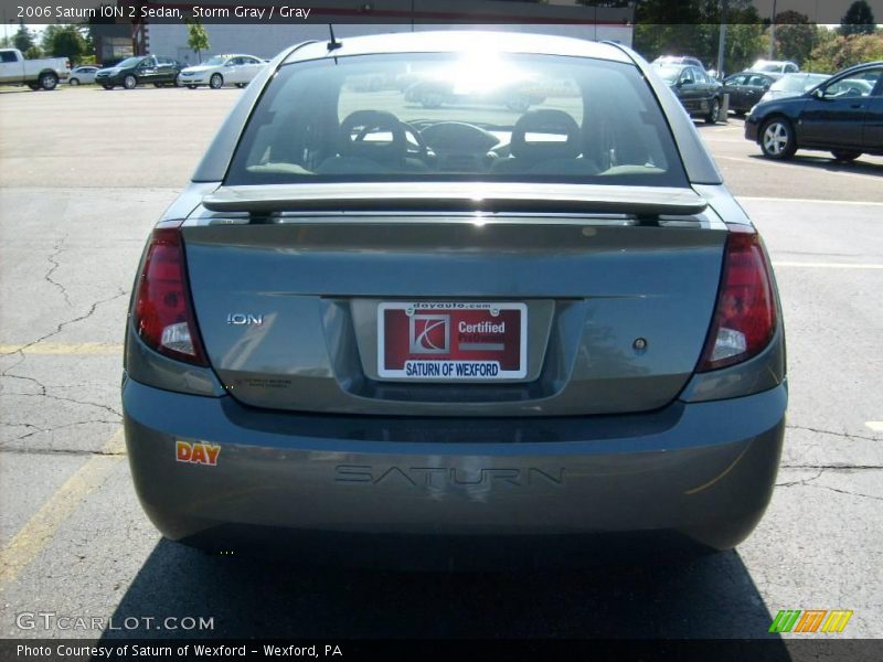 Storm Gray / Gray 2006 Saturn ION 2 Sedan