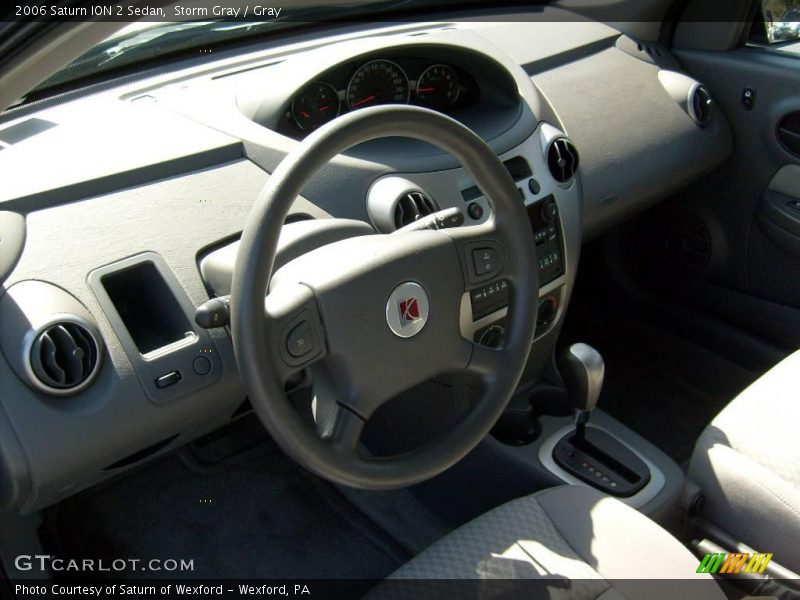 Storm Gray / Gray 2006 Saturn ION 2 Sedan