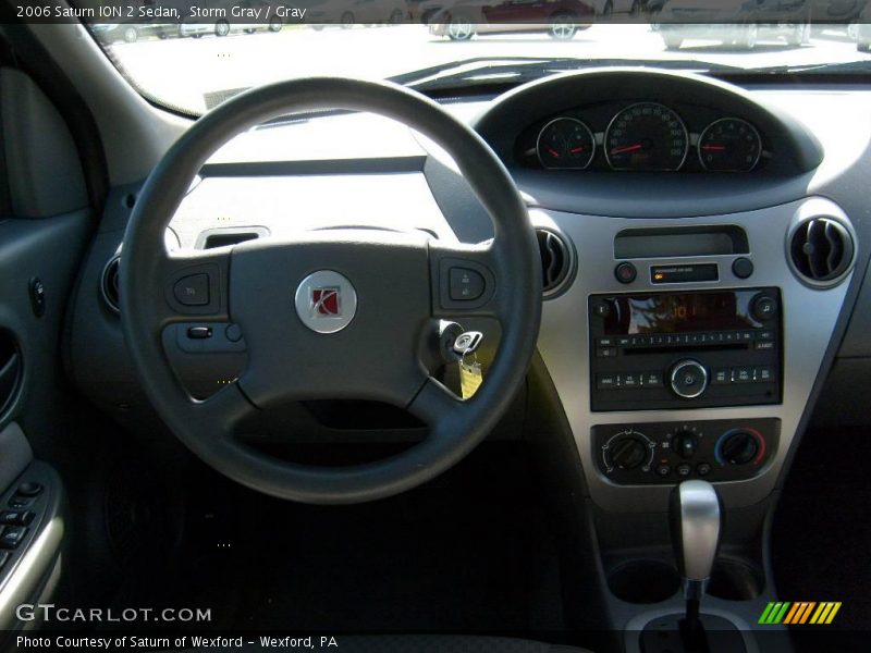 Storm Gray / Gray 2006 Saturn ION 2 Sedan