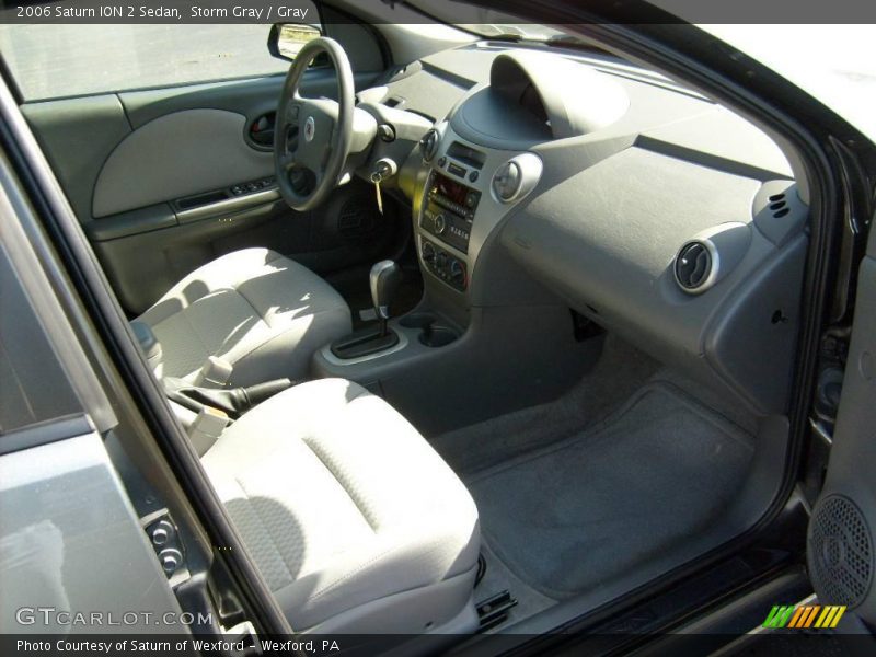 Storm Gray / Gray 2006 Saturn ION 2 Sedan