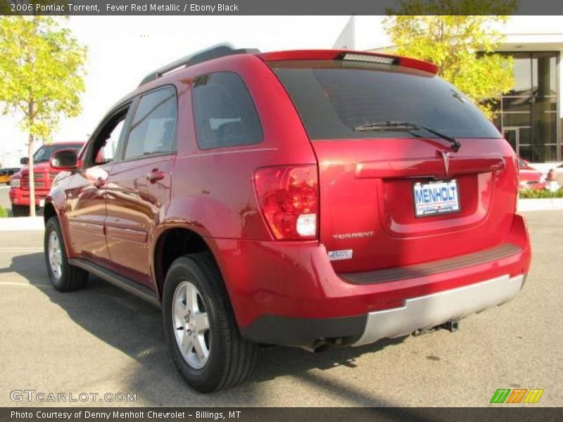 Fever Red Metallic / Ebony Black 2006 Pontiac Torrent
