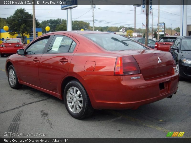 Rave Red / Gray 2008 Mitsubishi Galant ES