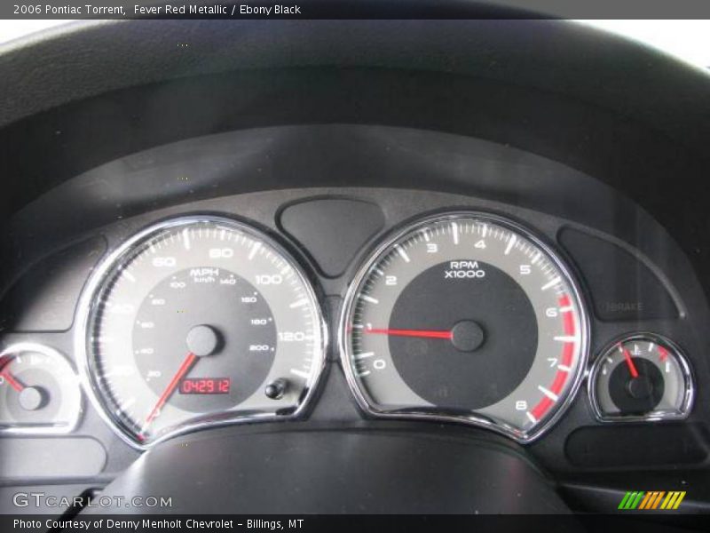 Fever Red Metallic / Ebony Black 2006 Pontiac Torrent