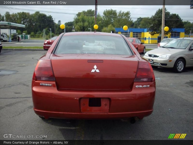 Rave Red / Gray 2008 Mitsubishi Galant ES