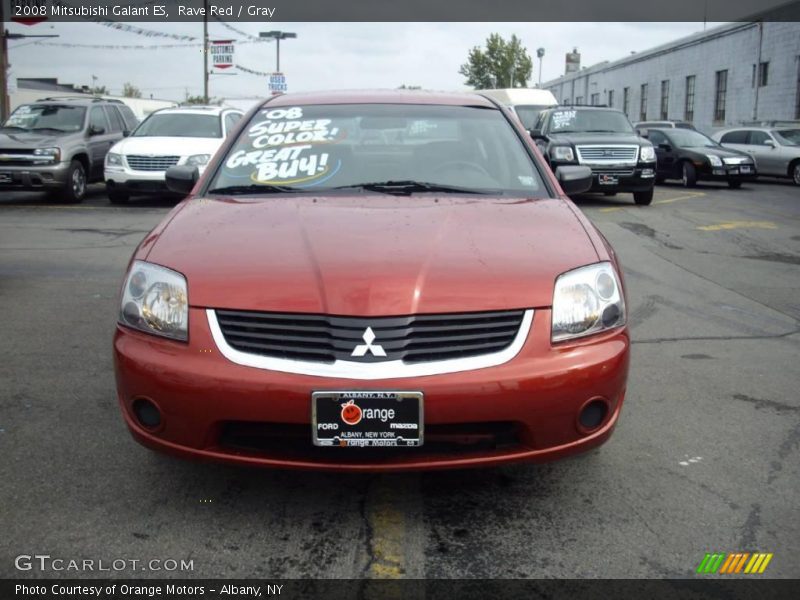 Rave Red / Gray 2008 Mitsubishi Galant ES