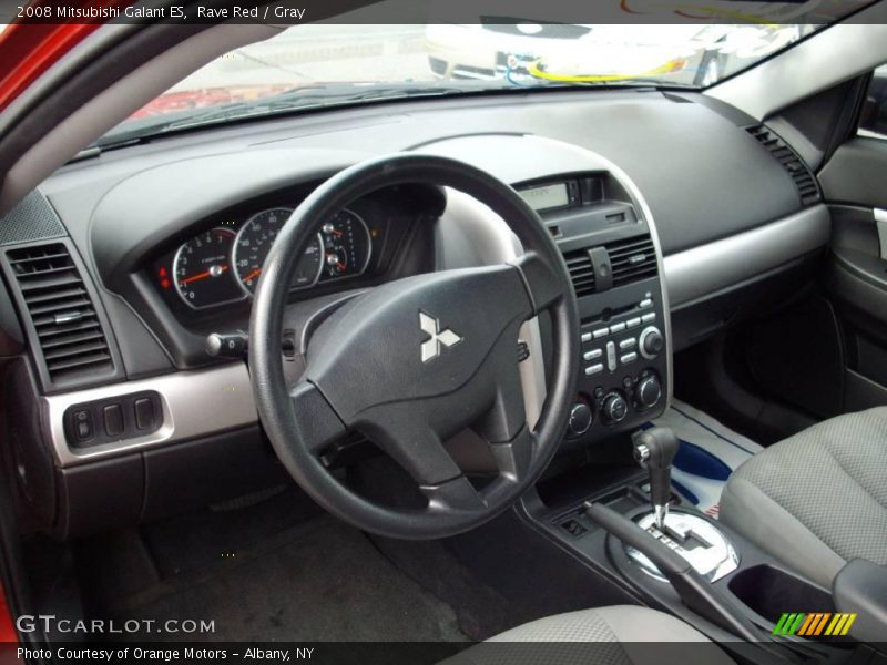 Rave Red / Gray 2008 Mitsubishi Galant ES