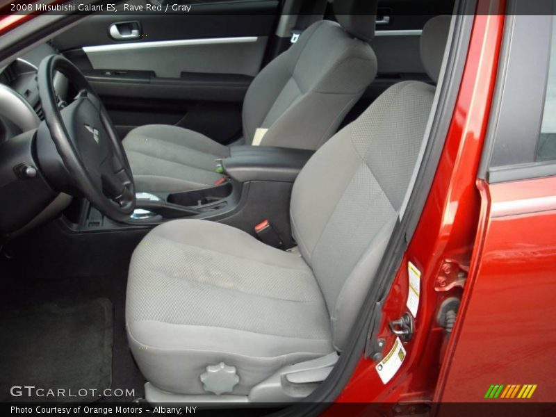 Rave Red / Gray 2008 Mitsubishi Galant ES