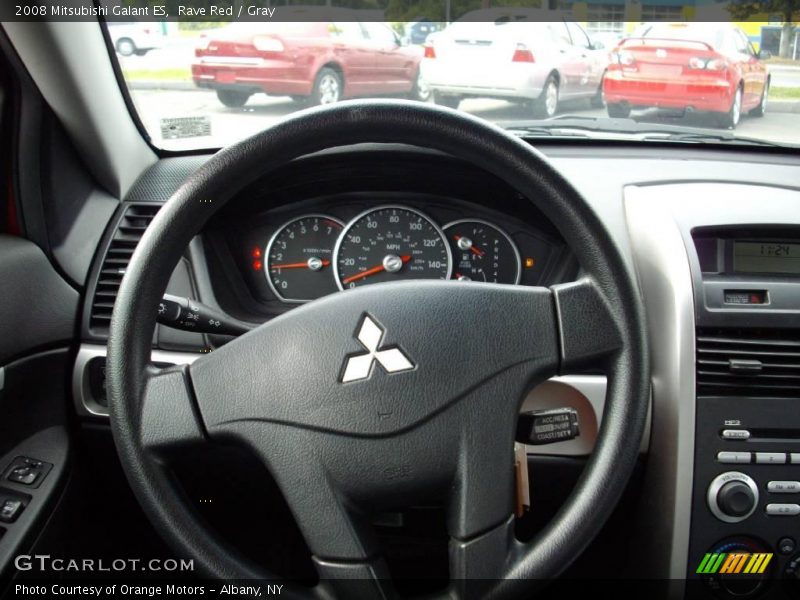 Rave Red / Gray 2008 Mitsubishi Galant ES