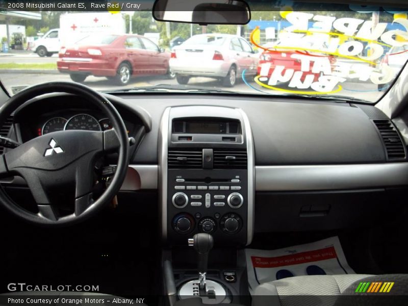 Rave Red / Gray 2008 Mitsubishi Galant ES