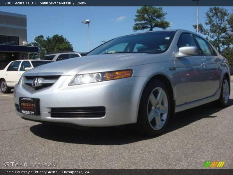 Satin Silver Metallic / Ebony 2005 Acura TL 3.2
