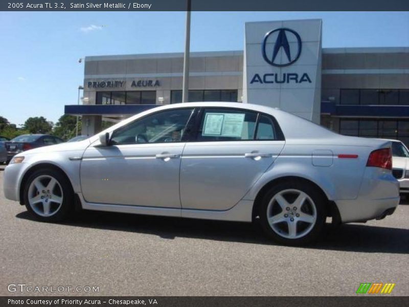 Satin Silver Metallic / Ebony 2005 Acura TL 3.2