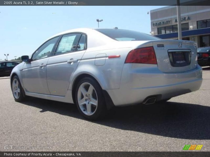 Satin Silver Metallic / Ebony 2005 Acura TL 3.2