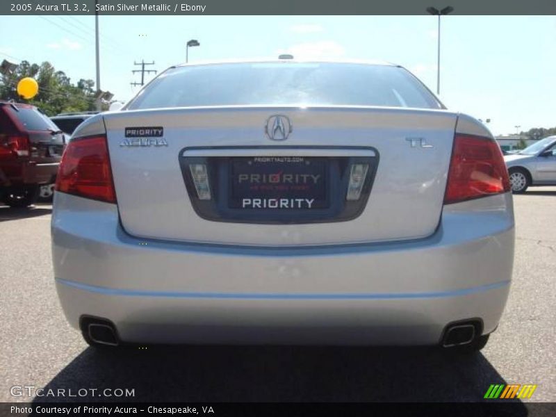 Satin Silver Metallic / Ebony 2005 Acura TL 3.2