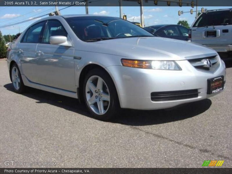 Satin Silver Metallic / Ebony 2005 Acura TL 3.2