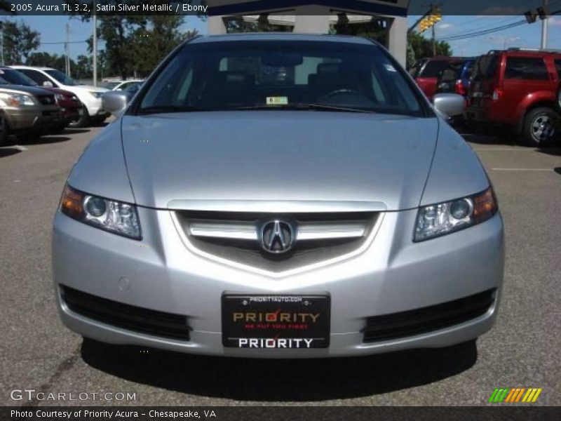 Satin Silver Metallic / Ebony 2005 Acura TL 3.2