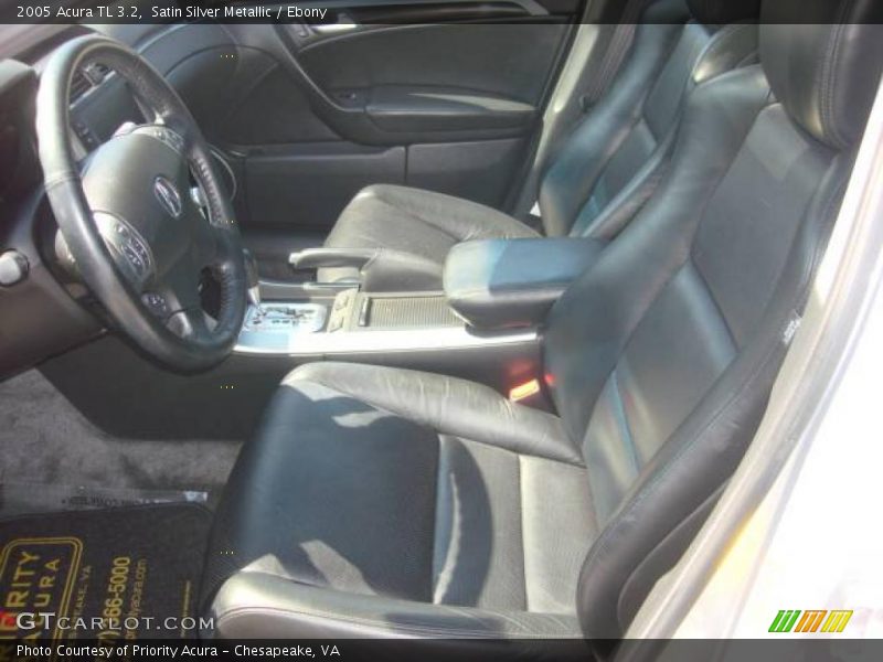 Satin Silver Metallic / Ebony 2005 Acura TL 3.2