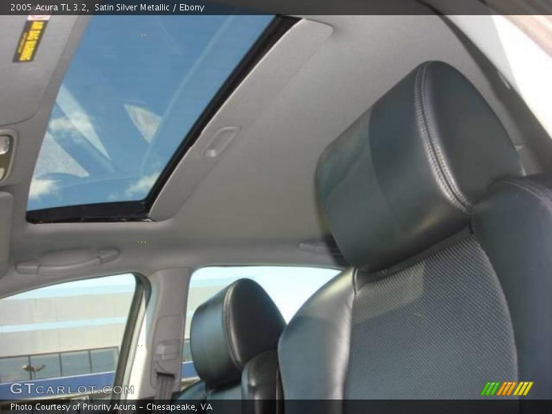 Satin Silver Metallic / Ebony 2005 Acura TL 3.2