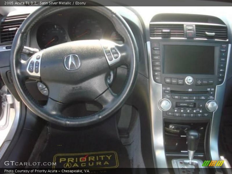 Satin Silver Metallic / Ebony 2005 Acura TL 3.2