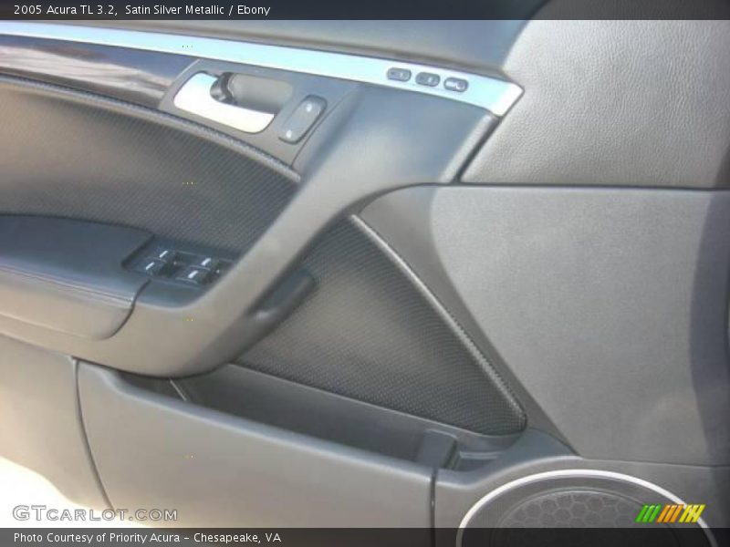 Satin Silver Metallic / Ebony 2005 Acura TL 3.2