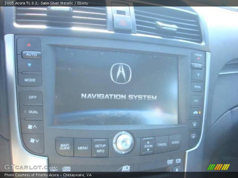 Satin Silver Metallic / Ebony 2005 Acura TL 3.2