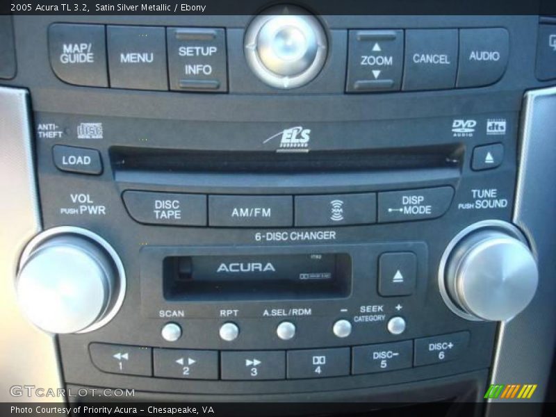 Satin Silver Metallic / Ebony 2005 Acura TL 3.2