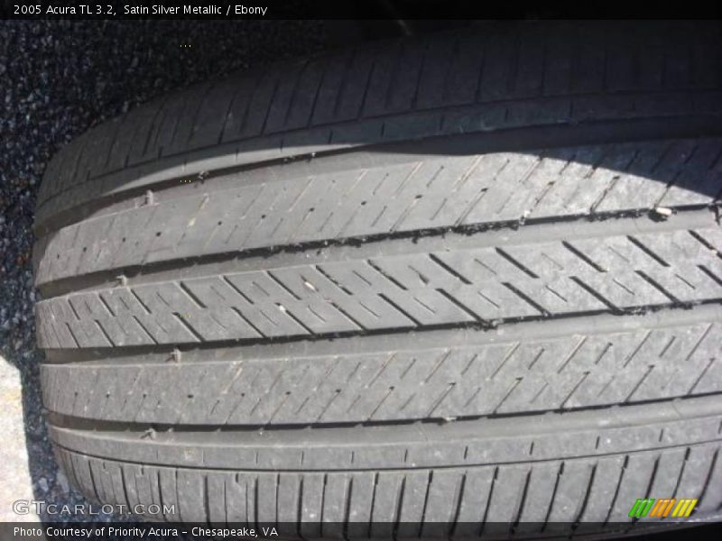Satin Silver Metallic / Ebony 2005 Acura TL 3.2