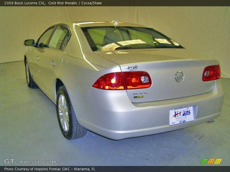 Gold Mist Metallic / Cocoa/Shale 2009 Buick Lucerne CXL