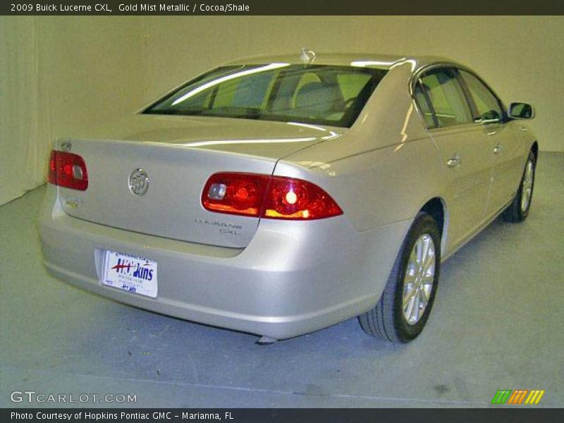 Gold Mist Metallic / Cocoa/Shale 2009 Buick Lucerne CXL