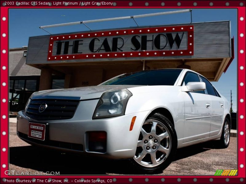Light Platinum / Light Gray/Ebony 2003 Cadillac CTS Sedan