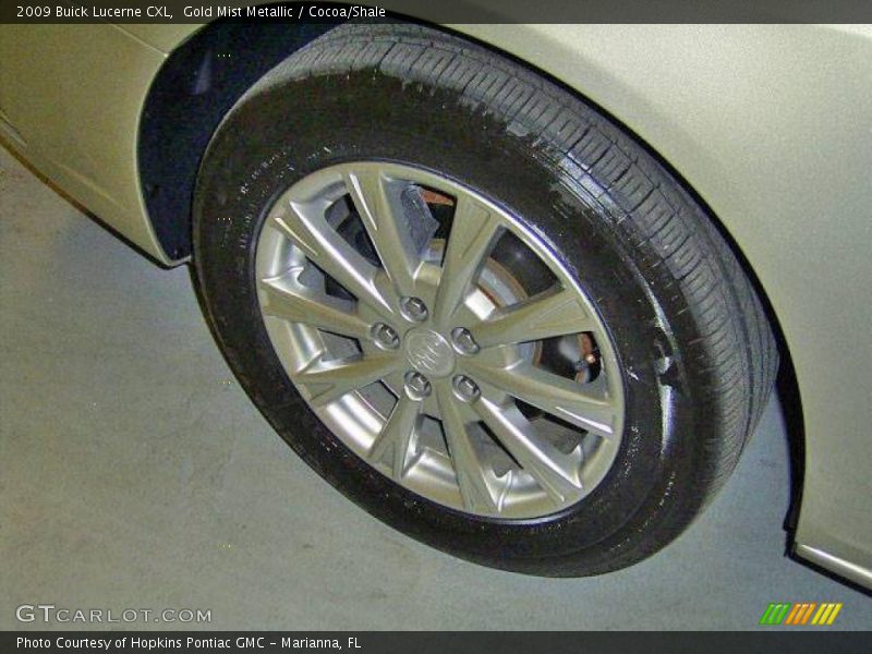 Gold Mist Metallic / Cocoa/Shale 2009 Buick Lucerne CXL