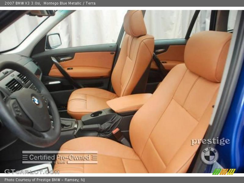 Montego Blue Metallic / Terra 2007 BMW X3 3.0si