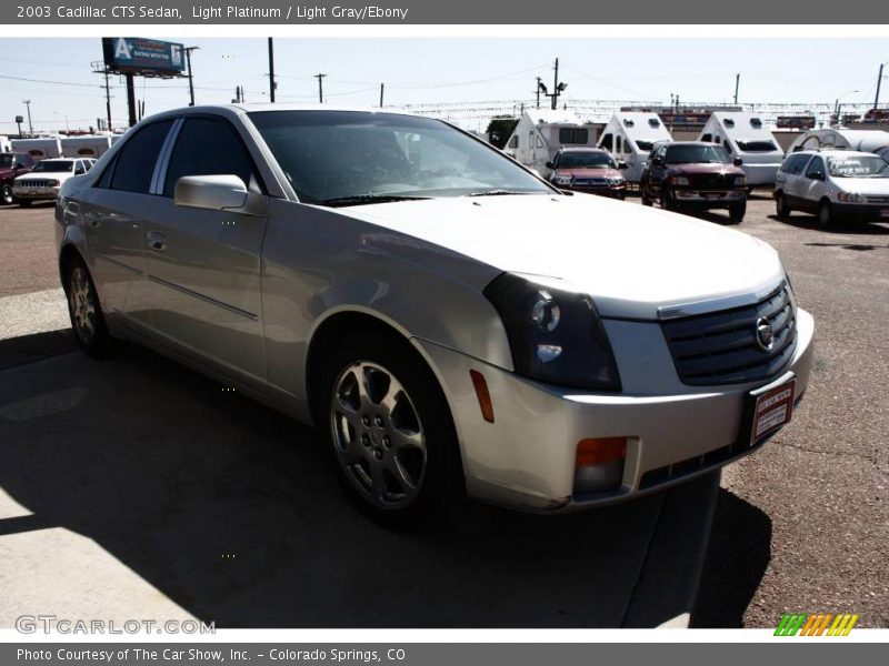 Light Platinum / Light Gray/Ebony 2003 Cadillac CTS Sedan