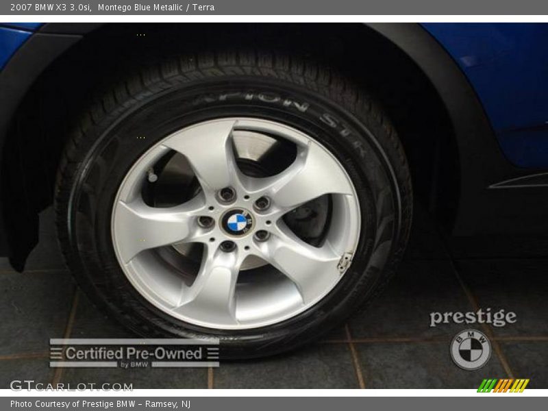 Montego Blue Metallic / Terra 2007 BMW X3 3.0si