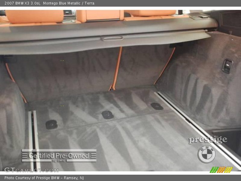 Montego Blue Metallic / Terra 2007 BMW X3 3.0si