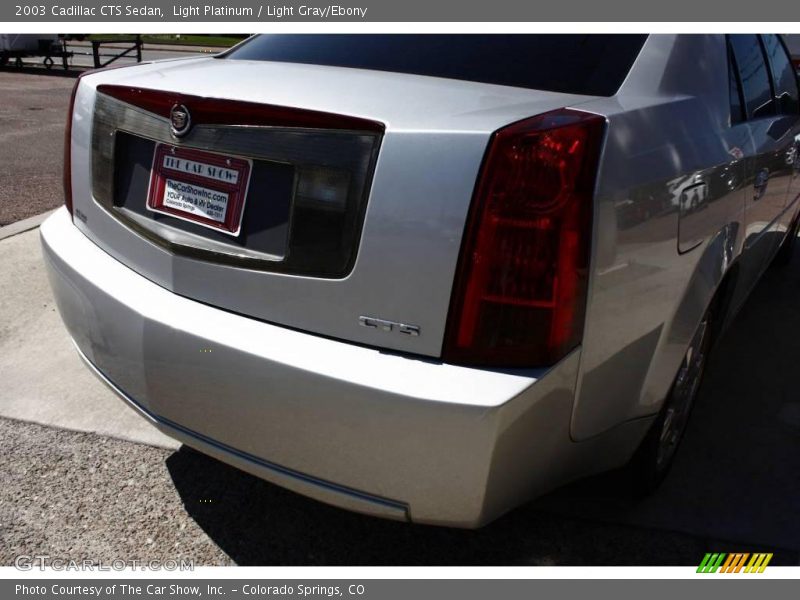 Light Platinum / Light Gray/Ebony 2003 Cadillac CTS Sedan