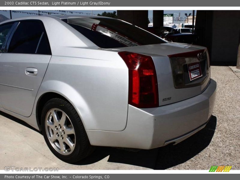 Light Platinum / Light Gray/Ebony 2003 Cadillac CTS Sedan