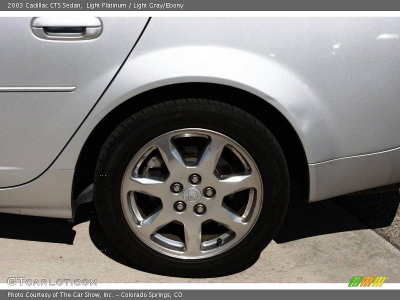 Light Platinum / Light Gray/Ebony 2003 Cadillac CTS Sedan