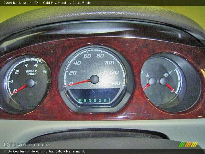 Gold Mist Metallic / Cocoa/Shale 2009 Buick Lucerne CXL