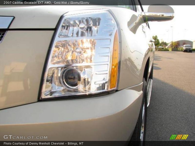 Gold Mist / Ebony/Ebony 2007 Cadillac Escalade EXT AWD