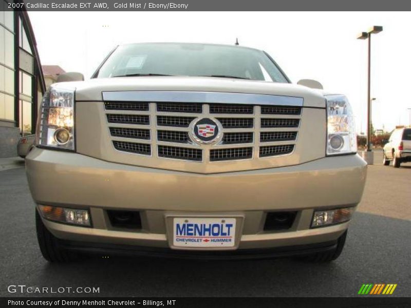 Gold Mist / Ebony/Ebony 2007 Cadillac Escalade EXT AWD
