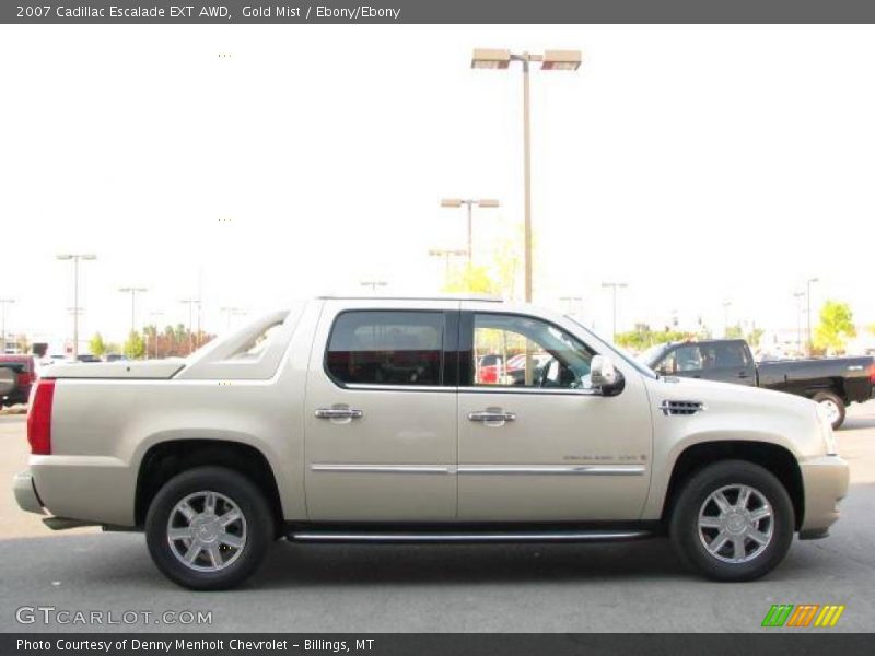 Gold Mist / Ebony/Ebony 2007 Cadillac Escalade EXT AWD