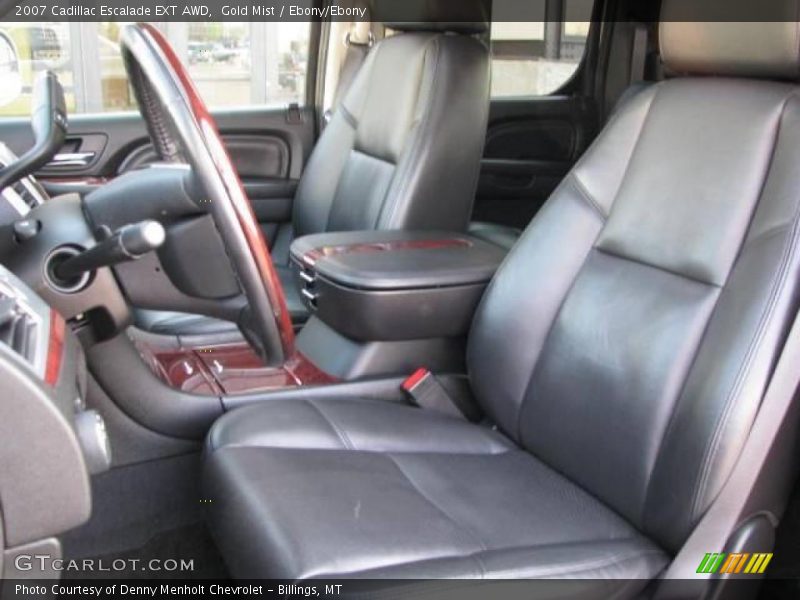 Gold Mist / Ebony/Ebony 2007 Cadillac Escalade EXT AWD