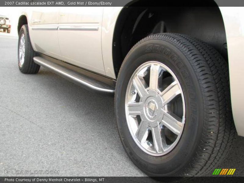 Gold Mist / Ebony/Ebony 2007 Cadillac Escalade EXT AWD