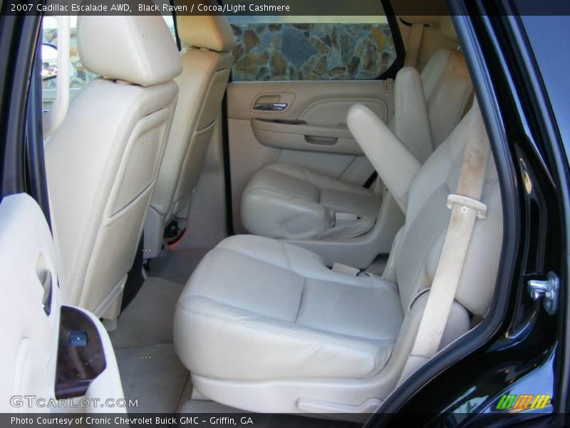 Black Raven / Cocoa/Light Cashmere 2007 Cadillac Escalade AWD