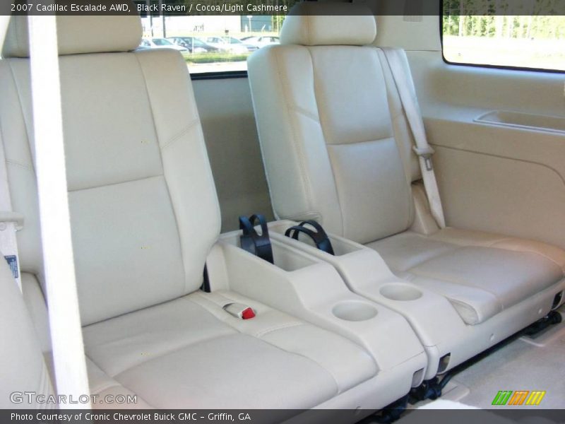 Black Raven / Cocoa/Light Cashmere 2007 Cadillac Escalade AWD